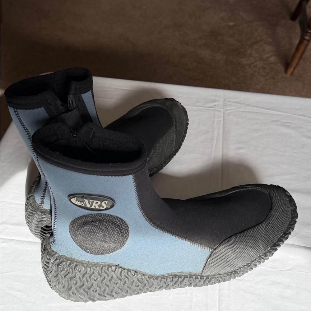 NRS Neoprene Water Shoes in Black and Blue
